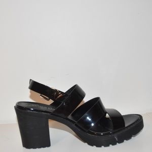 Black Heeled Sandals